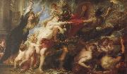 Peter Paul Rubens The moral of the outbreak of war France oil painting reproduction